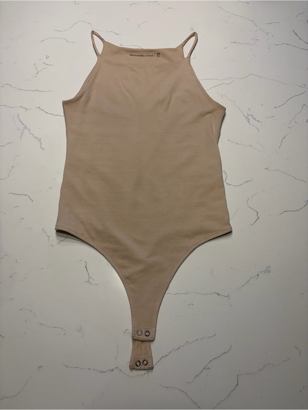 Abercrombie & Fitch Beige High-Neck Bodysuit